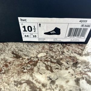 Men Adidas boxing shoes (black @ white) barely worn